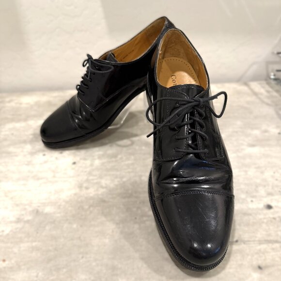 Cole Haan Caldwell Black Leather Oxford Cap Toe Lace Up 08330 Men's Size 10D - Picture 2 of 12